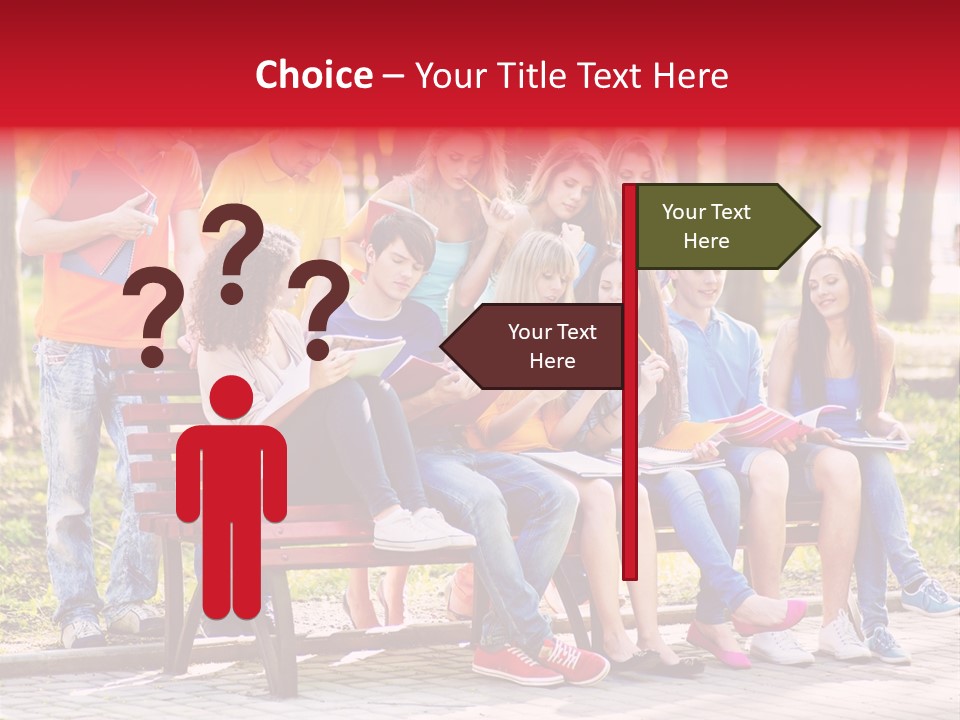 Book Teen Campus PowerPoint Template