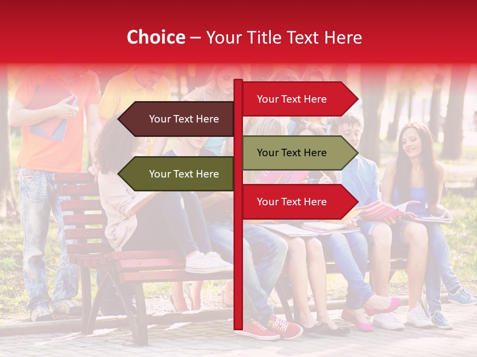 Book Teen Campus PowerPoint Template