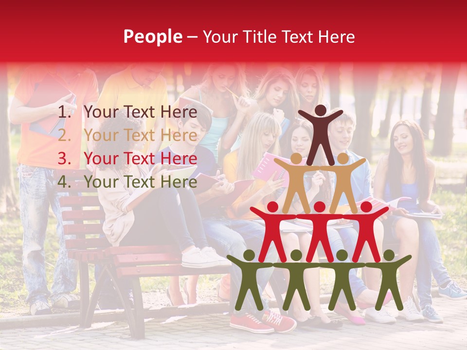 Book Teen Campus PowerPoint Template