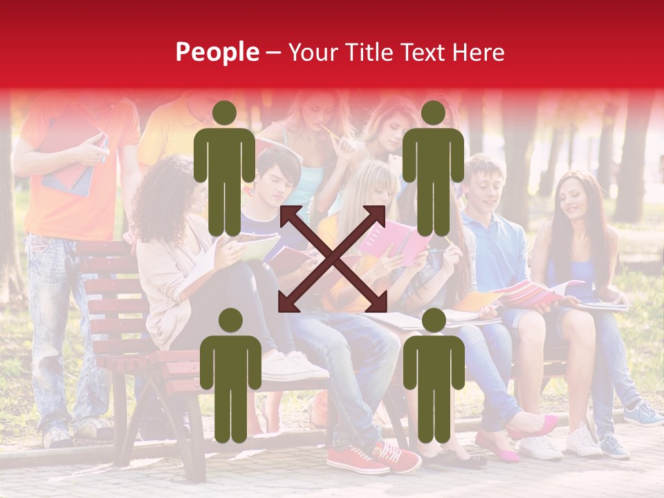 Book Teen Campus PowerPoint Template