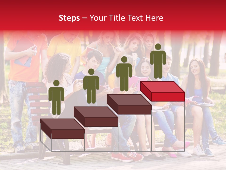 Book Teen Campus PowerPoint Template