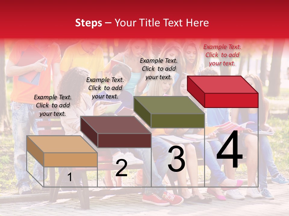 Book Teen Campus PowerPoint Template
