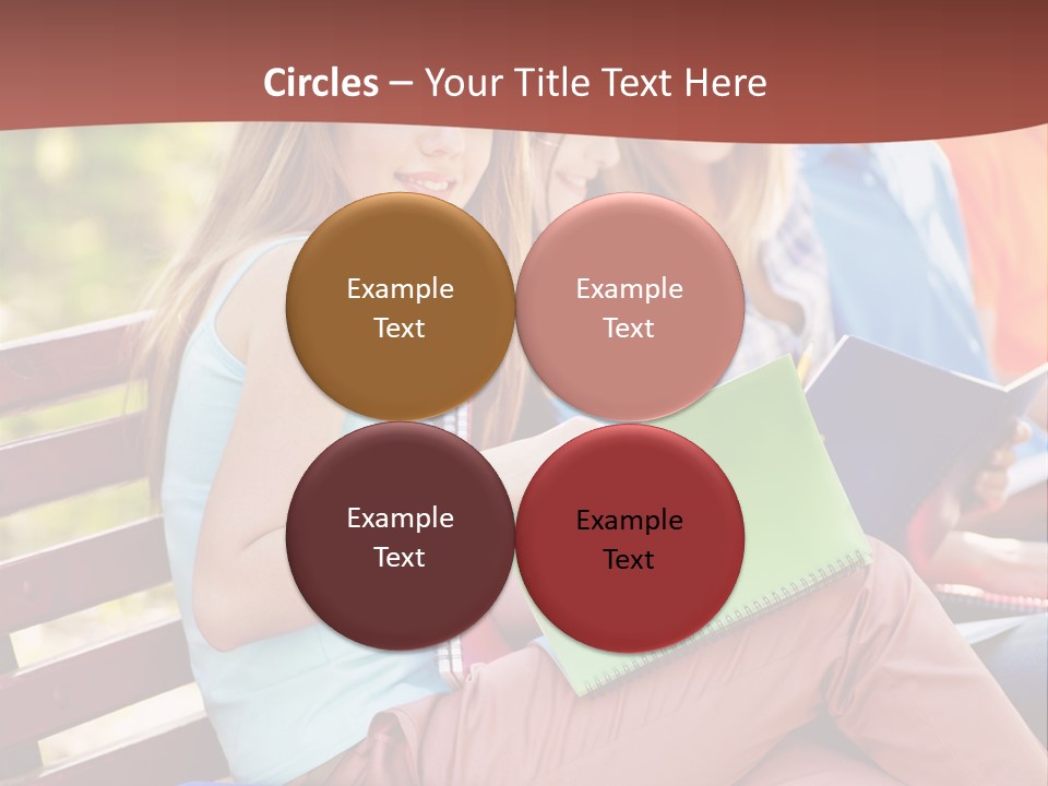 Friend Female Education PowerPoint Template