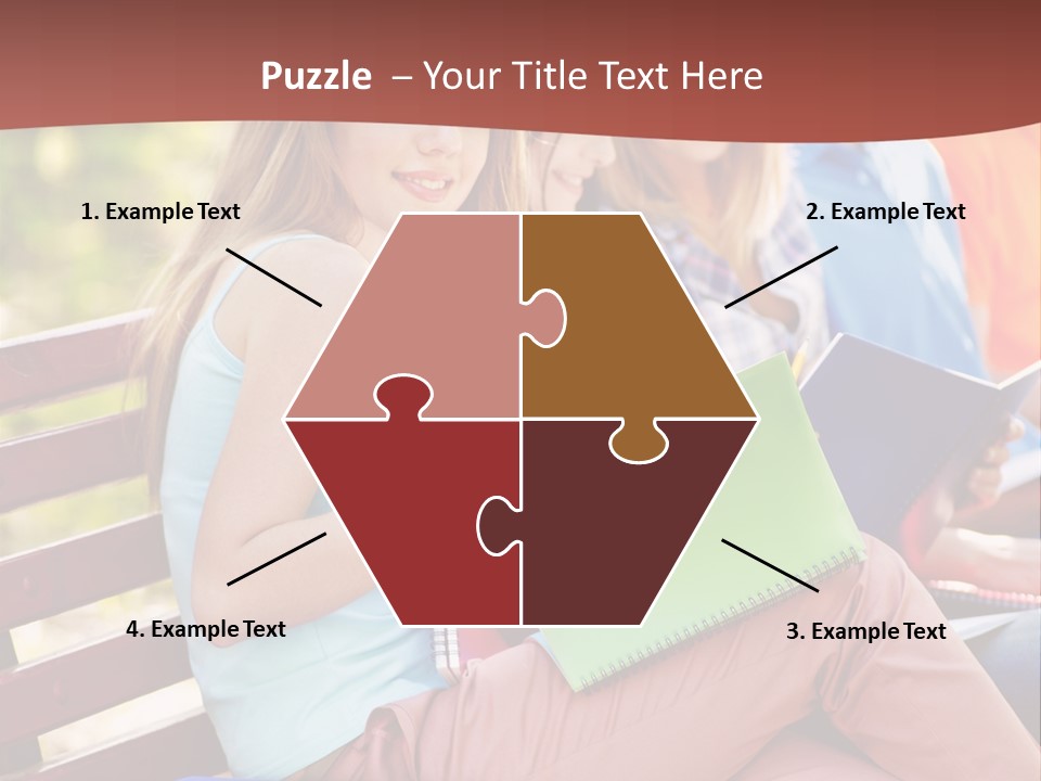 Friend Female Education PowerPoint Template