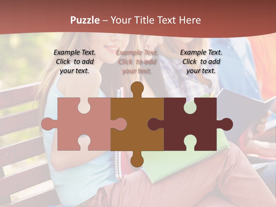 Friend Female Education PowerPoint Template