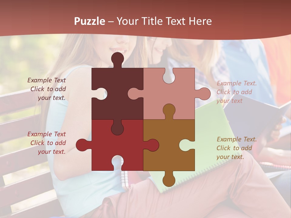 Friend Female Education PowerPoint Template