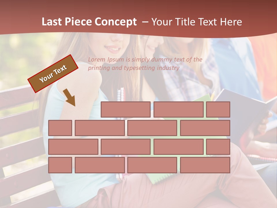 Friend Female Education PowerPoint Template