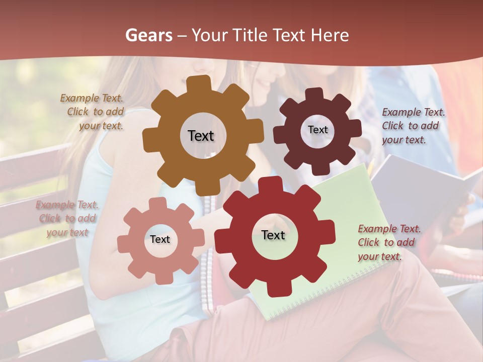 Friend Female Education PowerPoint Template