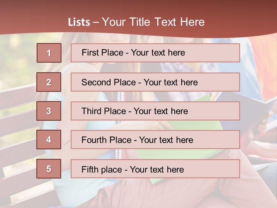 Friend Female Education PowerPoint Template