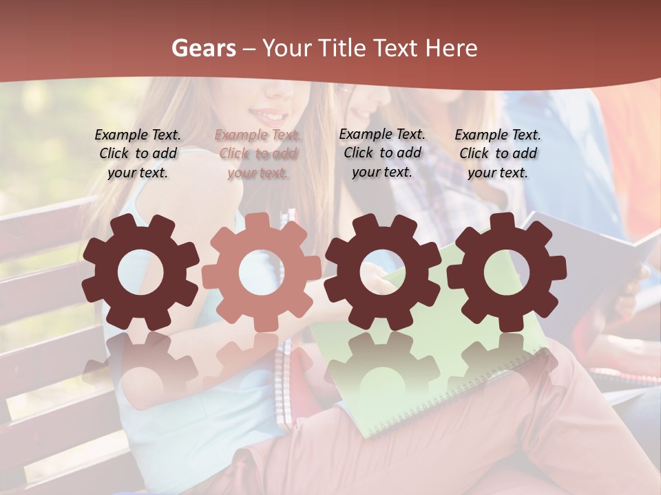 Friend Female Education PowerPoint Template