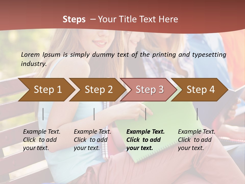 Friend Female Education PowerPoint Template
