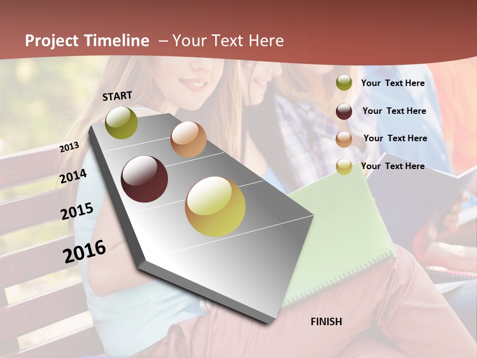 Friend Female Education PowerPoint Template