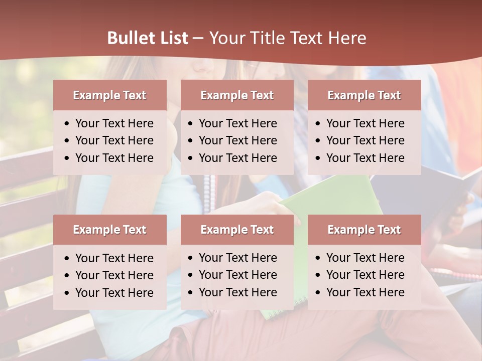 Friend Female Education PowerPoint Template