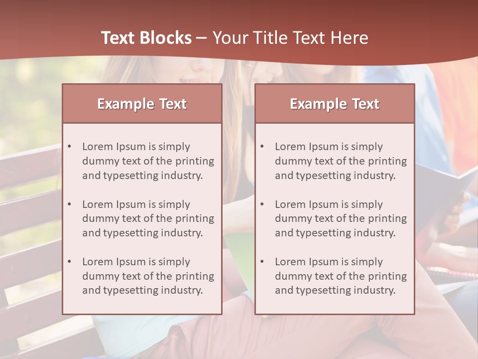 Friend Female Education PowerPoint Template
