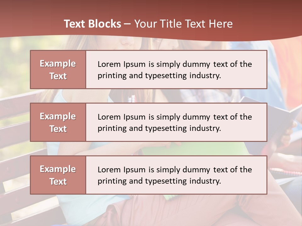 Friend Female Education PowerPoint Template