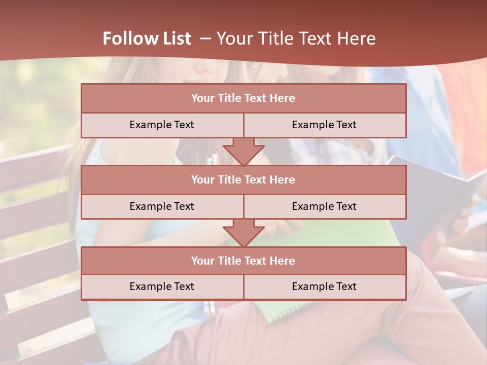 Friend Female Education PowerPoint Template
