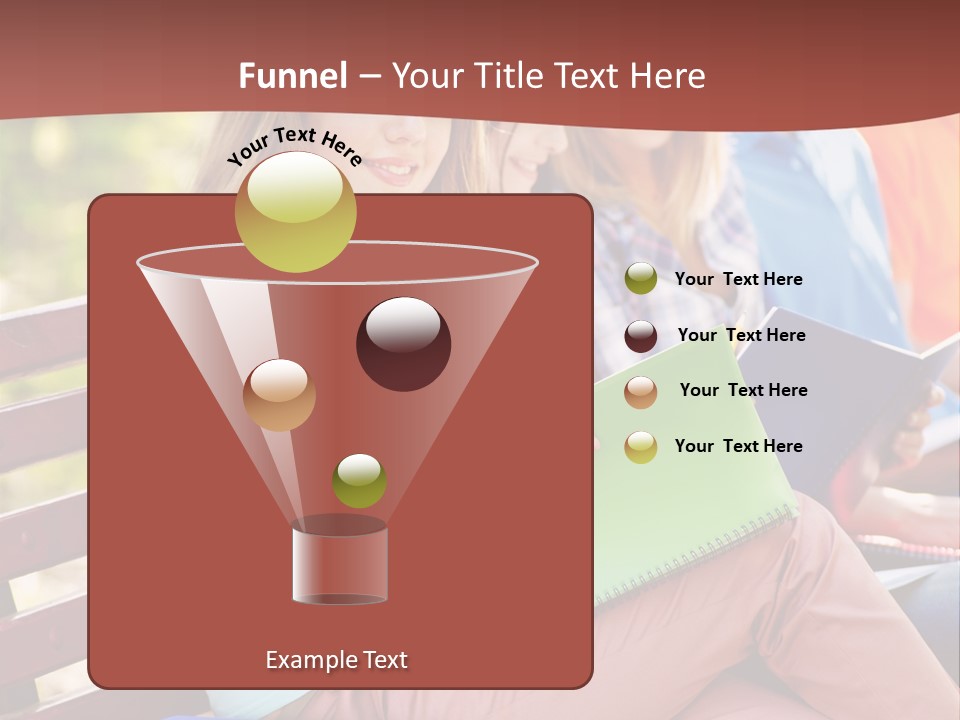 Friend Female Education PowerPoint Template