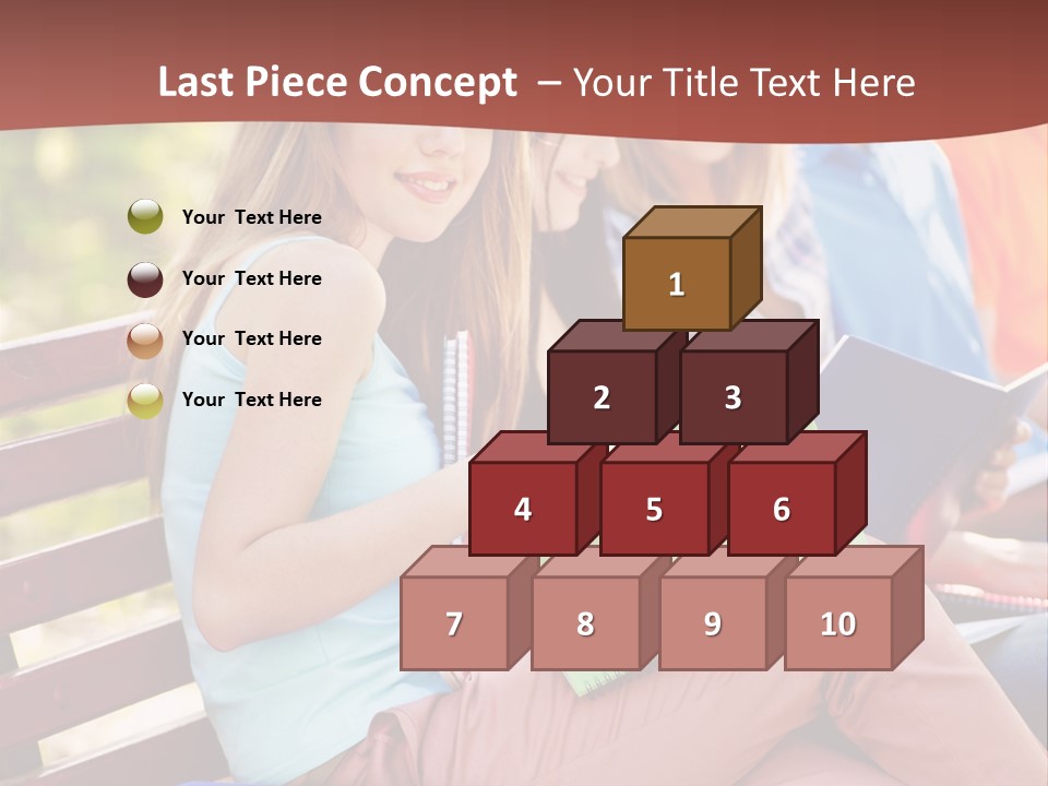 Friend Female Education PowerPoint Template