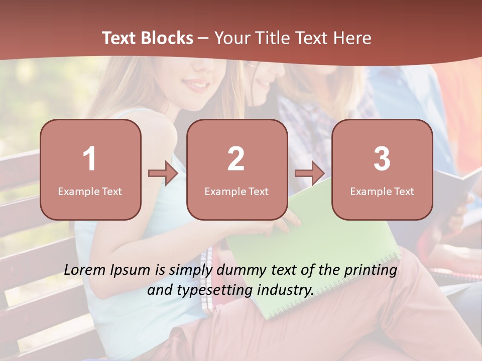 Friend Female Education PowerPoint Template