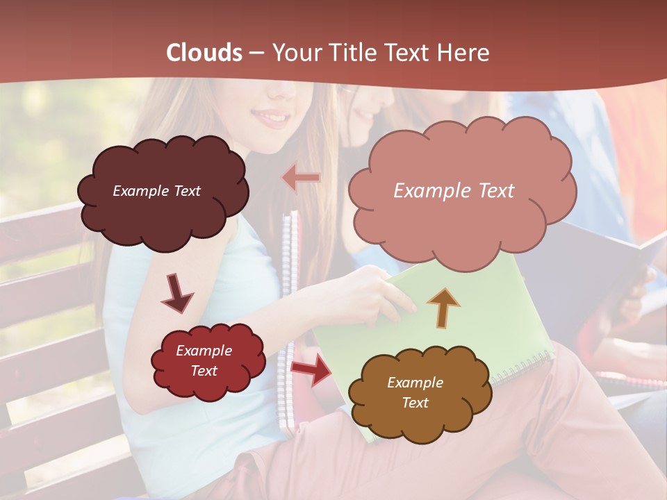 Friend Female Education PowerPoint Template