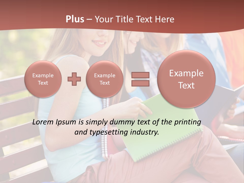 Friend Female Education PowerPoint Template