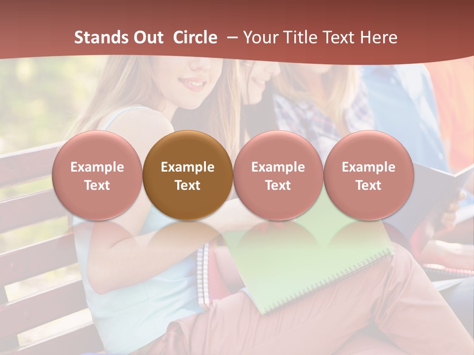 Friend Female Education PowerPoint Template