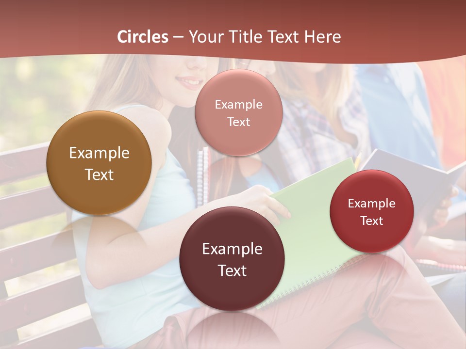 Friend Female Education PowerPoint Template