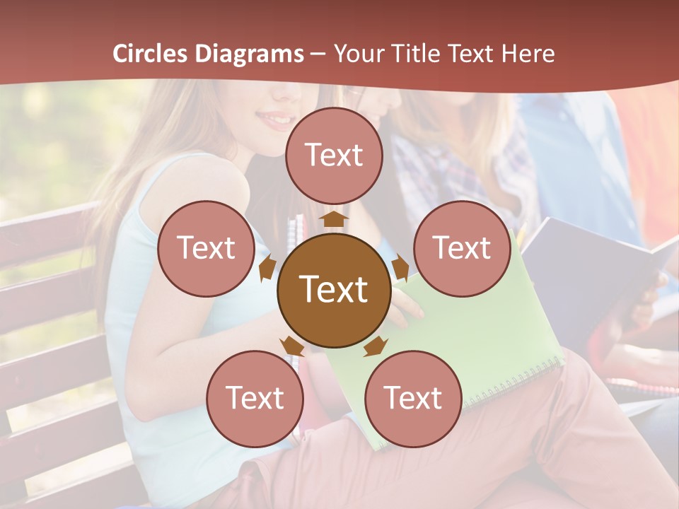 Friend Female Education PowerPoint Template