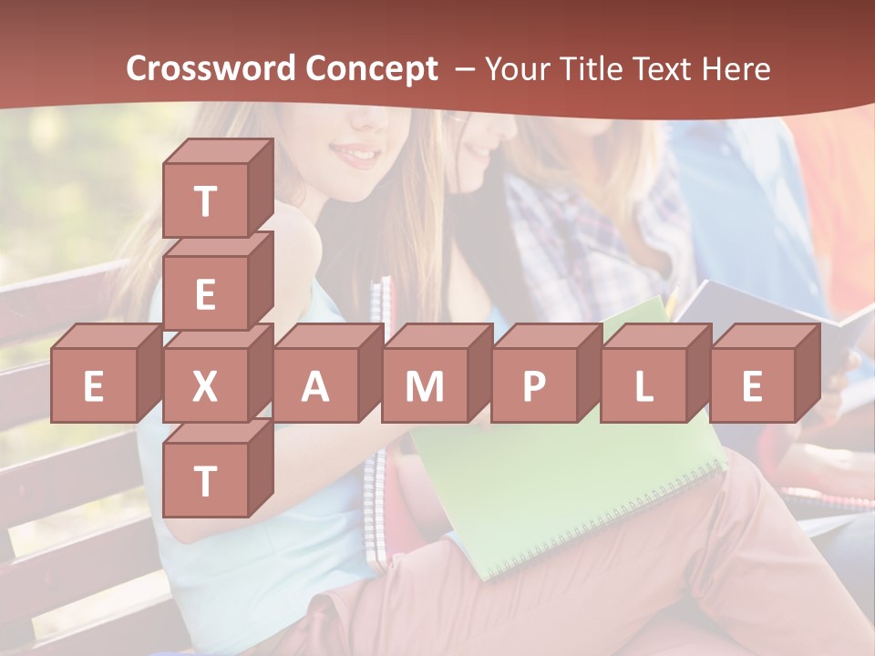 Friend Female Education PowerPoint Template