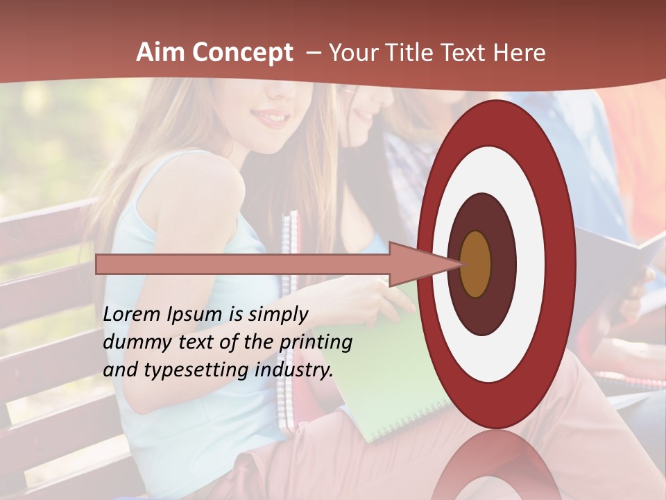 Friend Female Education PowerPoint Template