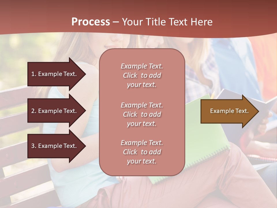 Friend Female Education PowerPoint Template