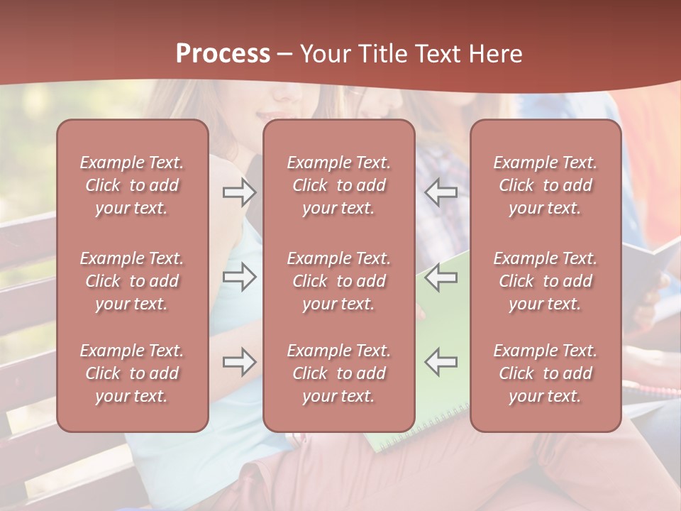 Friend Female Education PowerPoint Template