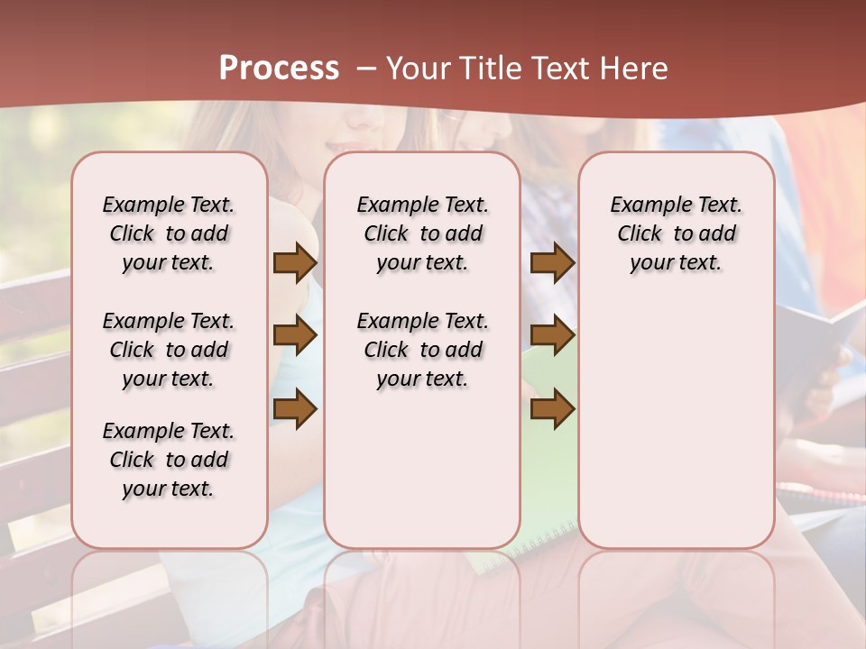 Friend Female Education PowerPoint Template