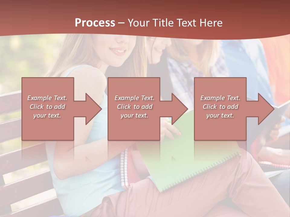 Friend Female Education PowerPoint Template