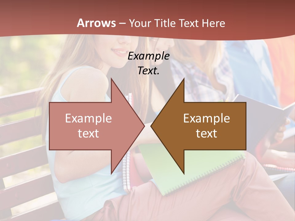 Friend Female Education PowerPoint Template