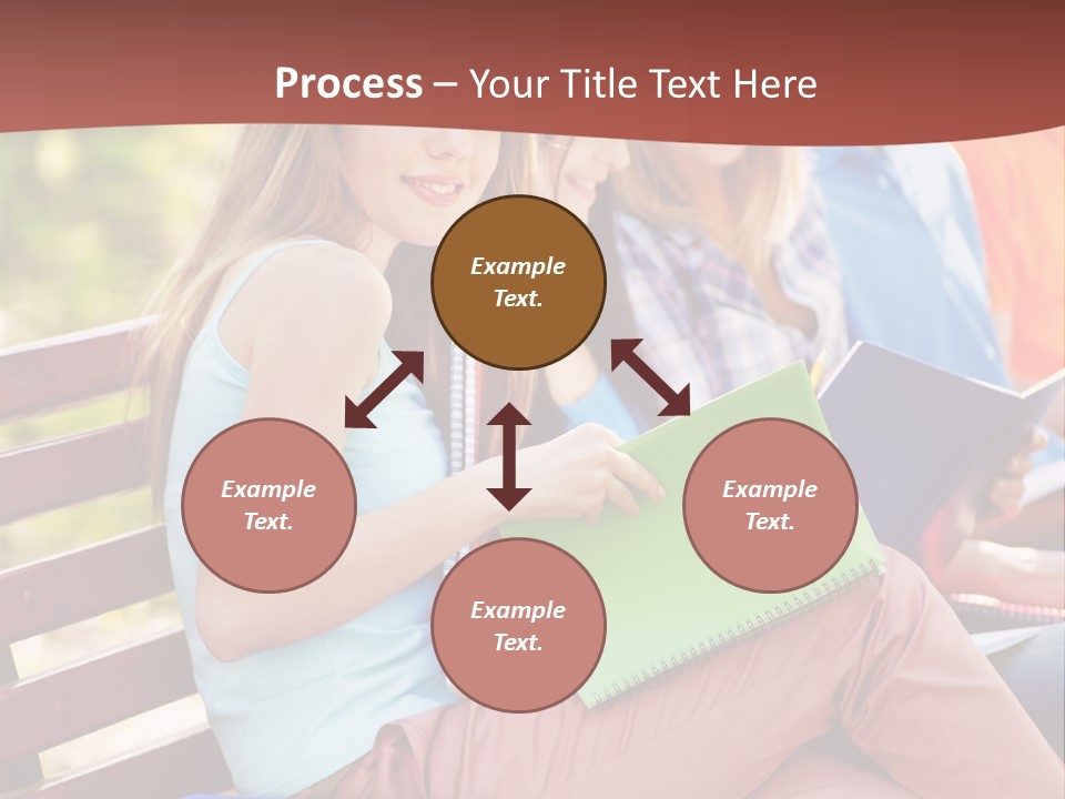 Friend Female Education PowerPoint Template