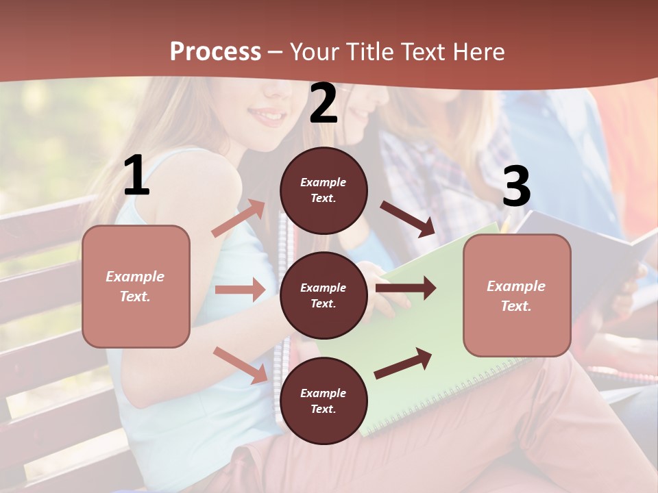Friend Female Education PowerPoint Template