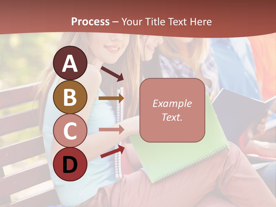 Friend Female Education PowerPoint Template