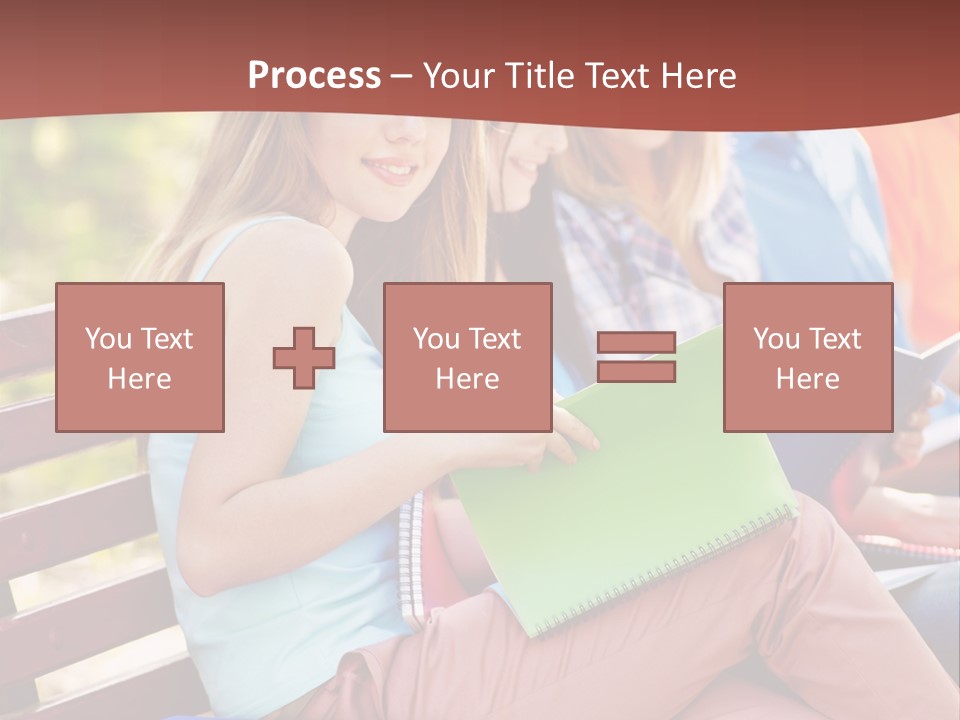 Friend Female Education PowerPoint Template