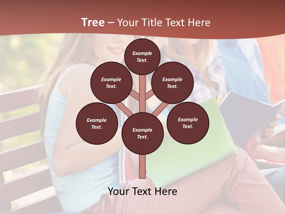 Friend Female Education PowerPoint Template