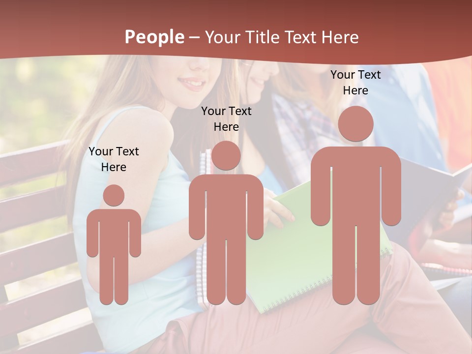 Friend Female Education PowerPoint Template