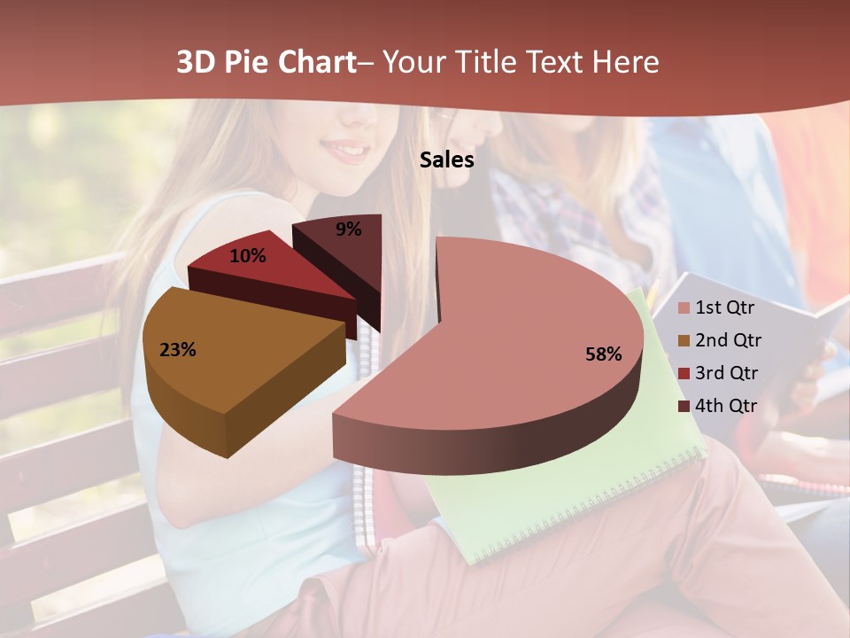 Friend Female Education PowerPoint Template