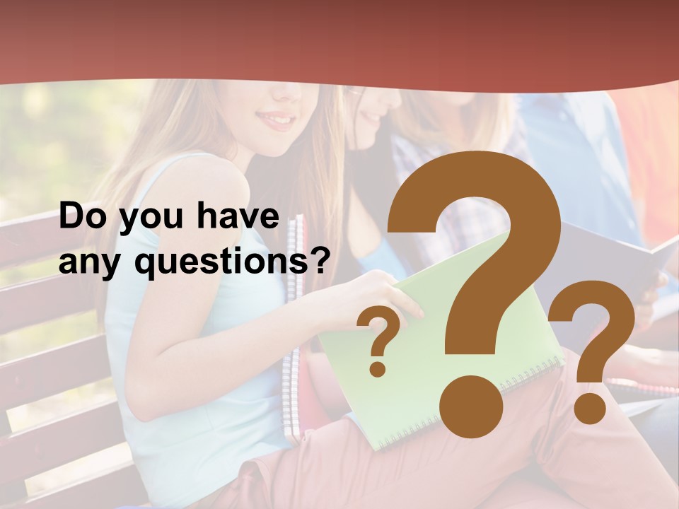 Friend Female Education PowerPoint Template