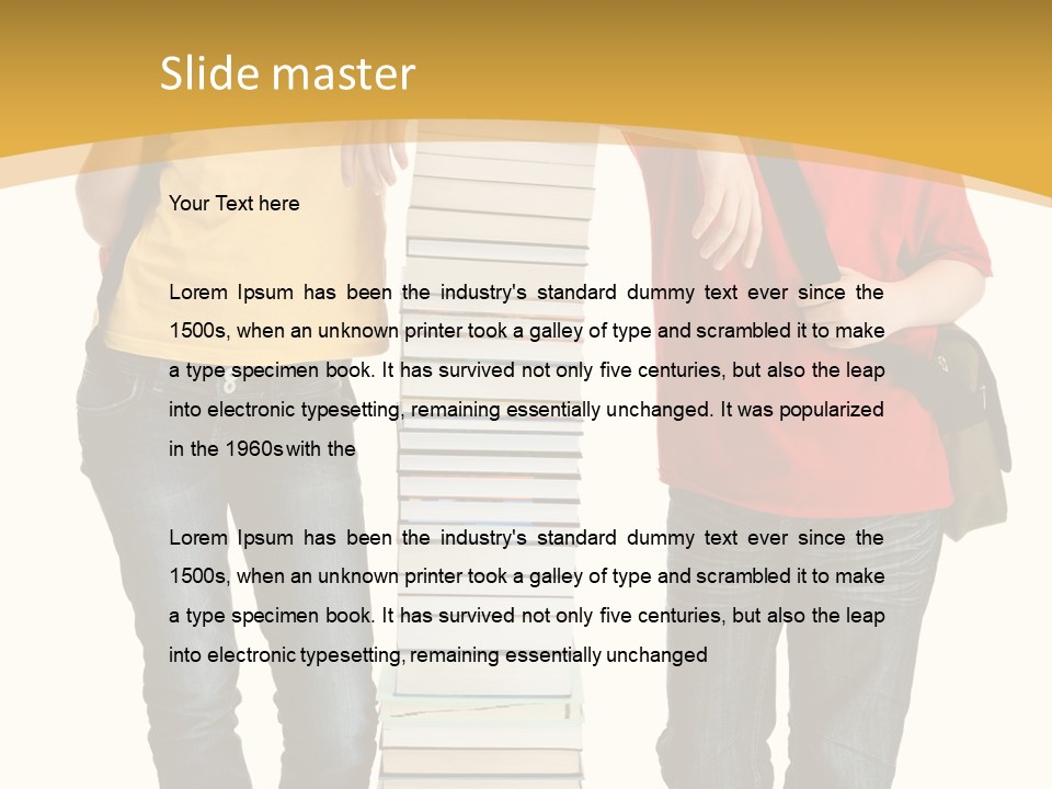 Student Teenage Person PowerPoint Template