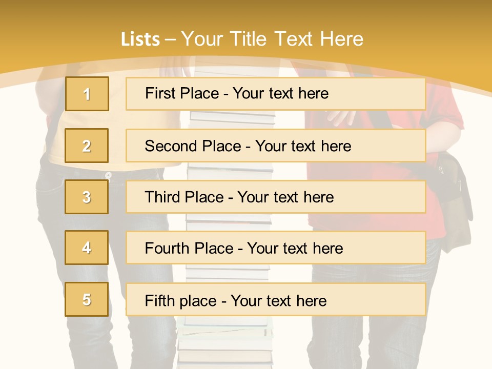 Student Teenage Person PowerPoint Template