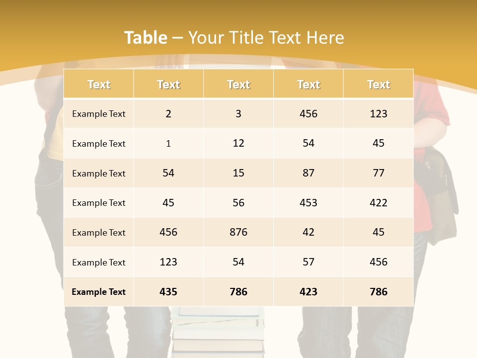 Student Teenage Person PowerPoint Template