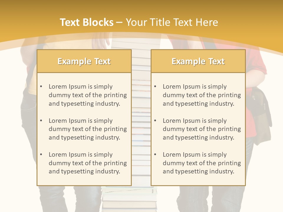 Student Teenage Person PowerPoint Template