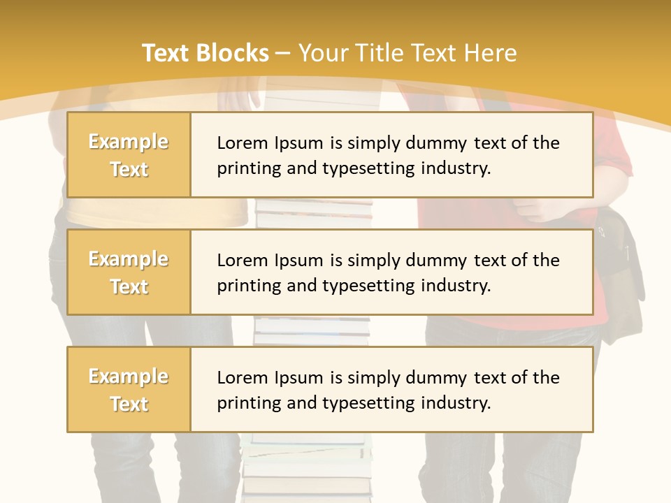 Student Teenage Person PowerPoint Template