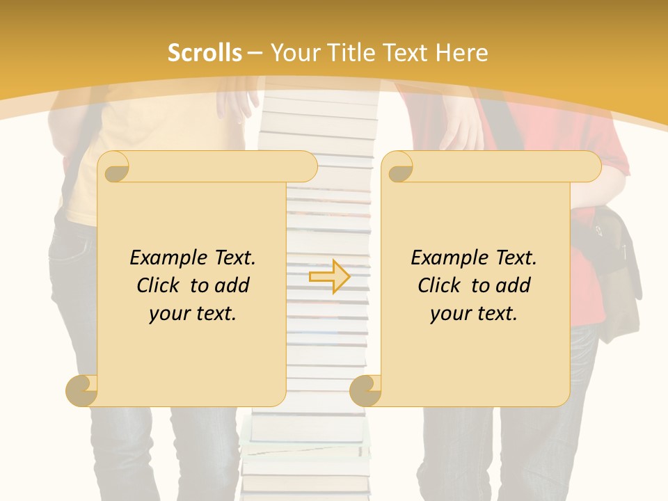 Student Teenage Person PowerPoint Template