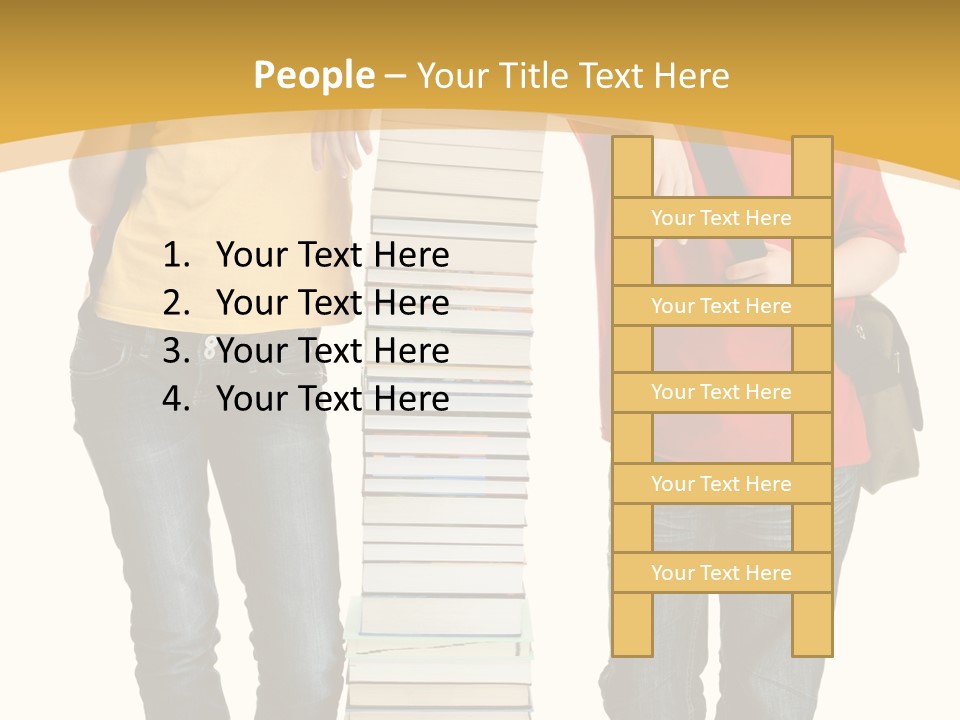 Student Teenage Person PowerPoint Template